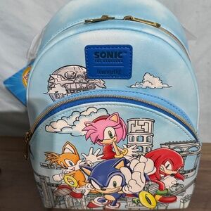 Loungefly Sonic the Hedgehog Blue Backpack